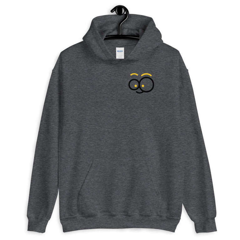 Cute Face shape Design Hoodie With Front and Back Design