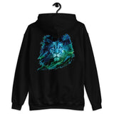 lion illustration elegant design hoodie by rocky apparels