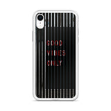 good vibes only premium quality iPhone Case