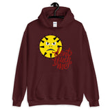 Don't touch me with angry face design hoodie