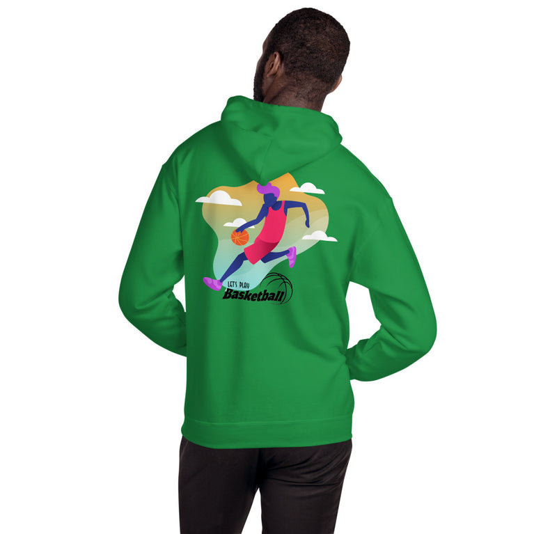 Lets Play Basketball Elegant Illustration Design Hoodie