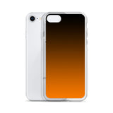 orange and black unique colored iPhone Case