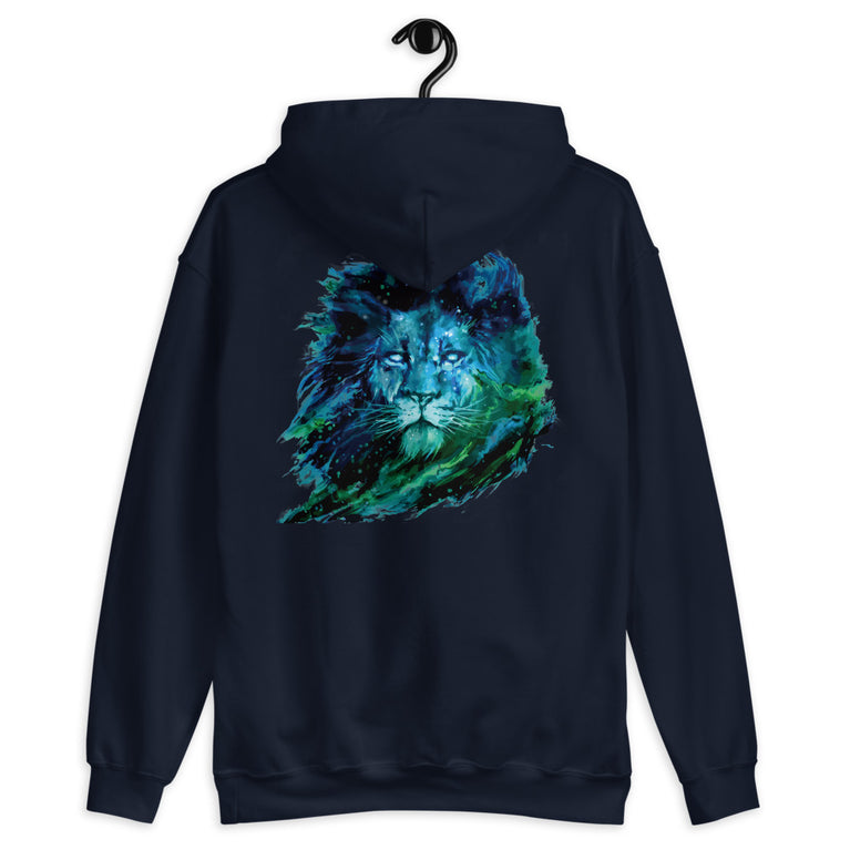 lion illustration elegant design hoodie by rocky apparels