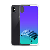 beautiful sky-diving iPhone Case by rocky apparels