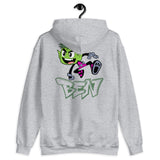 Ben in Action Elegant Hoodie Design