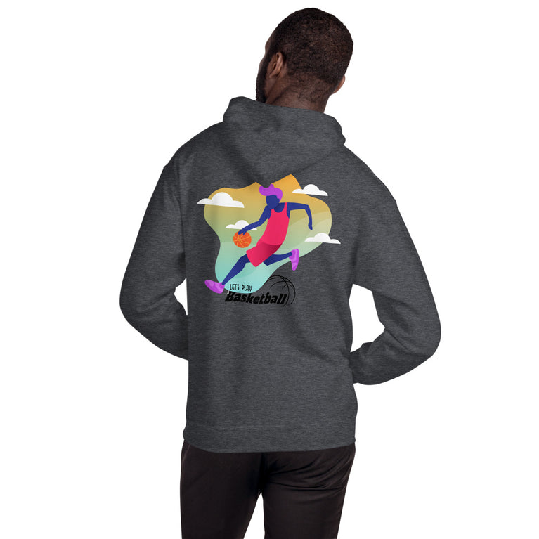 Lets Play Basketball Elegant Illustration Design Hoodie
