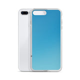 elegant blue colored iPhone Case