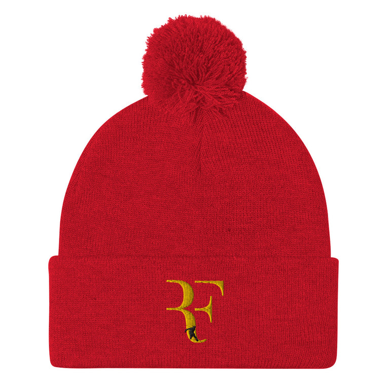roger federer premium Pom-Pom Beanie by rocky apparels
