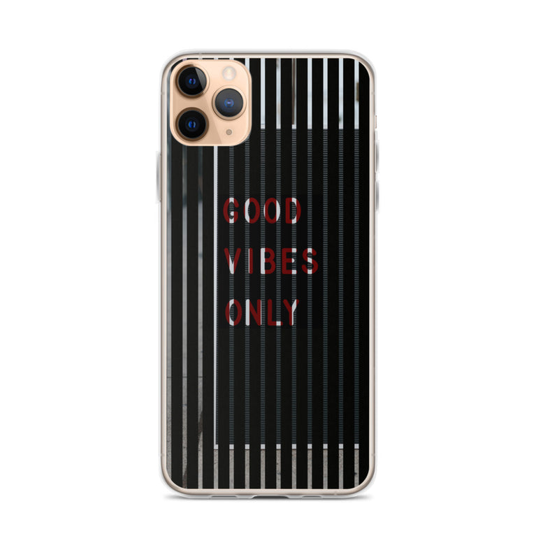 good vibes only premium quality iPhone Case