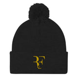 roger federer premium Pom-Pom Beanie by rocky apparels