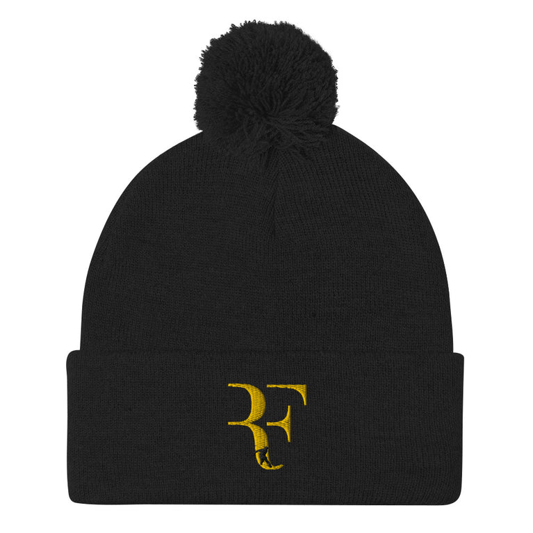 roger federer premium Pom-Pom Beanie by rocky apparels