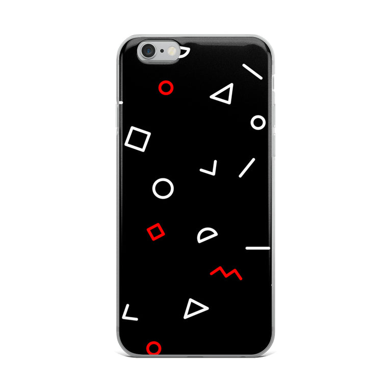 elegant shapes pattern premium quality iPhone Case