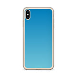 elegant blue colored iPhone Case