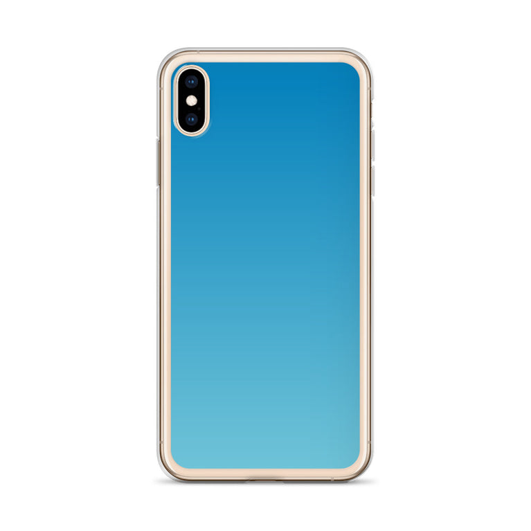 elegant blue colored iPhone Case