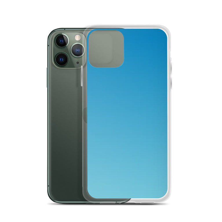 elegant blue colored iPhone Case