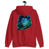 lion illustration elegant design hoodie by rocky apparels