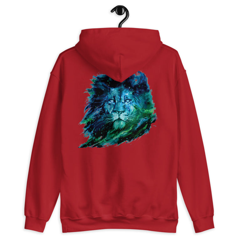 lion illustration elegant design hoodie by rocky apparels