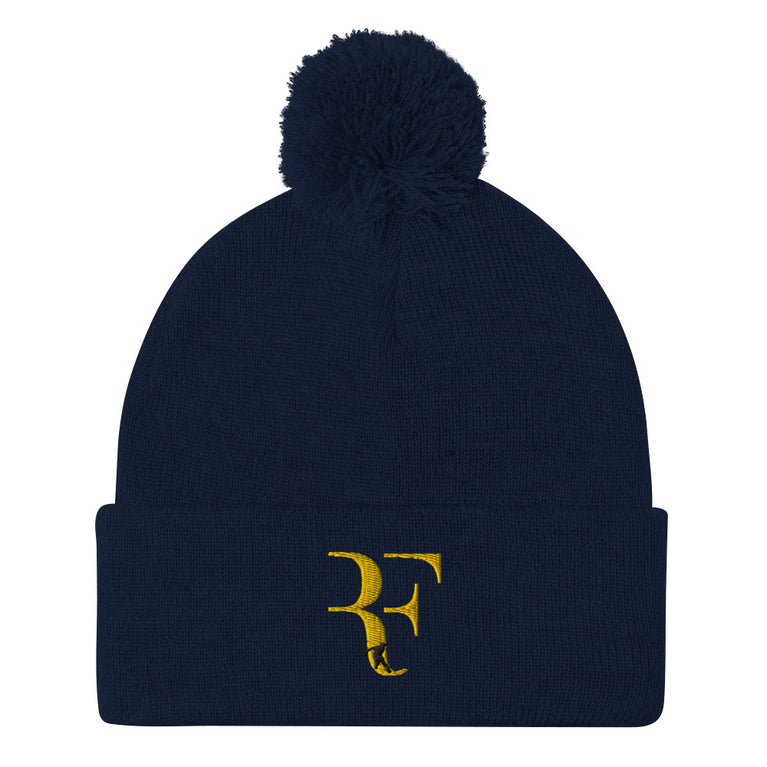 roger federer premium Pom-Pom Beanie by rocky apparels