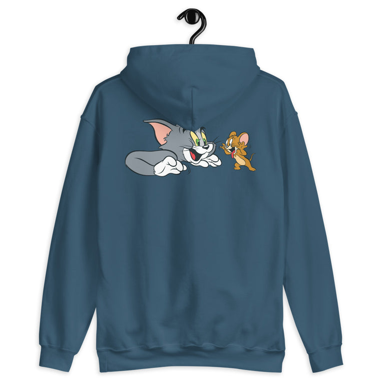 Crazy Tom and Jerry naughty Design Hoodie