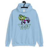Ben in Action Elegant Hoodie Design