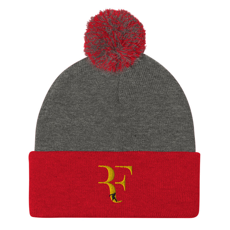 roger federer premium Pom-Pom Beanie by rocky apparels