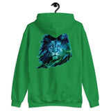 lion illustration elegant design hoodie by rocky apparels