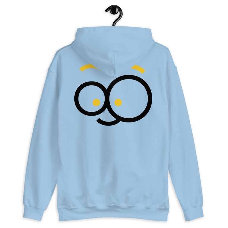 Cute Face shape Design Hoodie With Front and Back Design