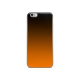orange and black unique colored iPhone Case