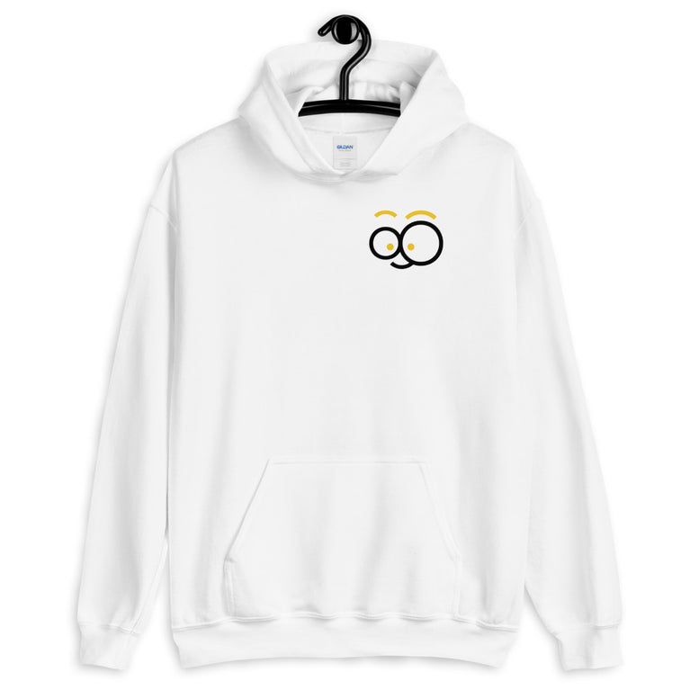 Cute Face shape Design Hoodie With Front and Back Design