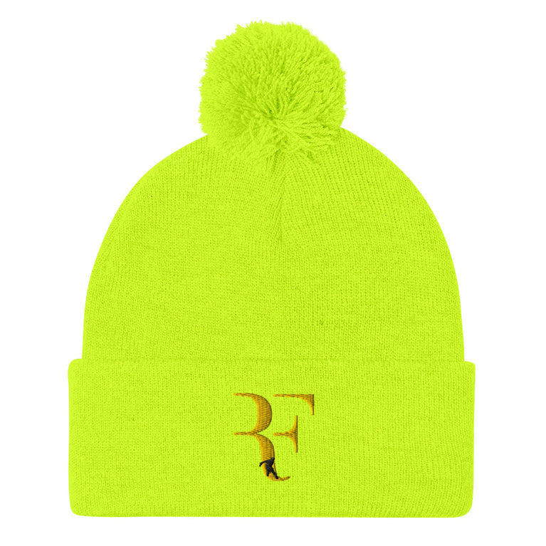 roger federer premium Pom-Pom Beanie by rocky apparels