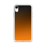 orange and black unique colored iPhone Case