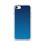 elegant gradient blue colored iPhone Case
