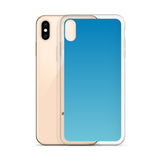 elegant blue colored iPhone Case