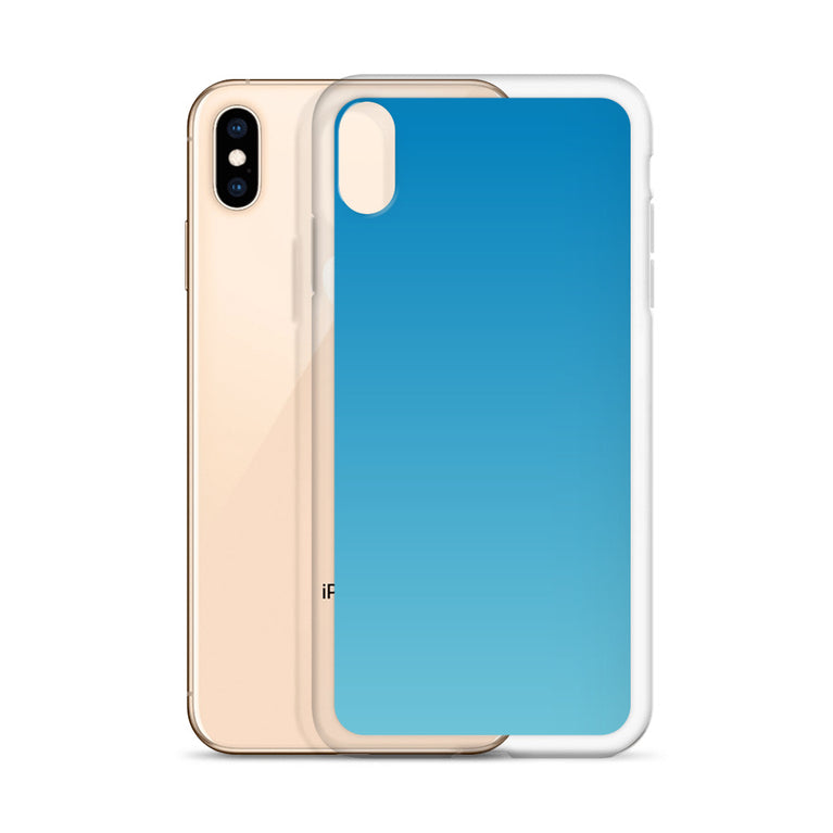elegant blue colored iPhone Case