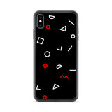 elegant shapes pattern premium quality iPhone Case