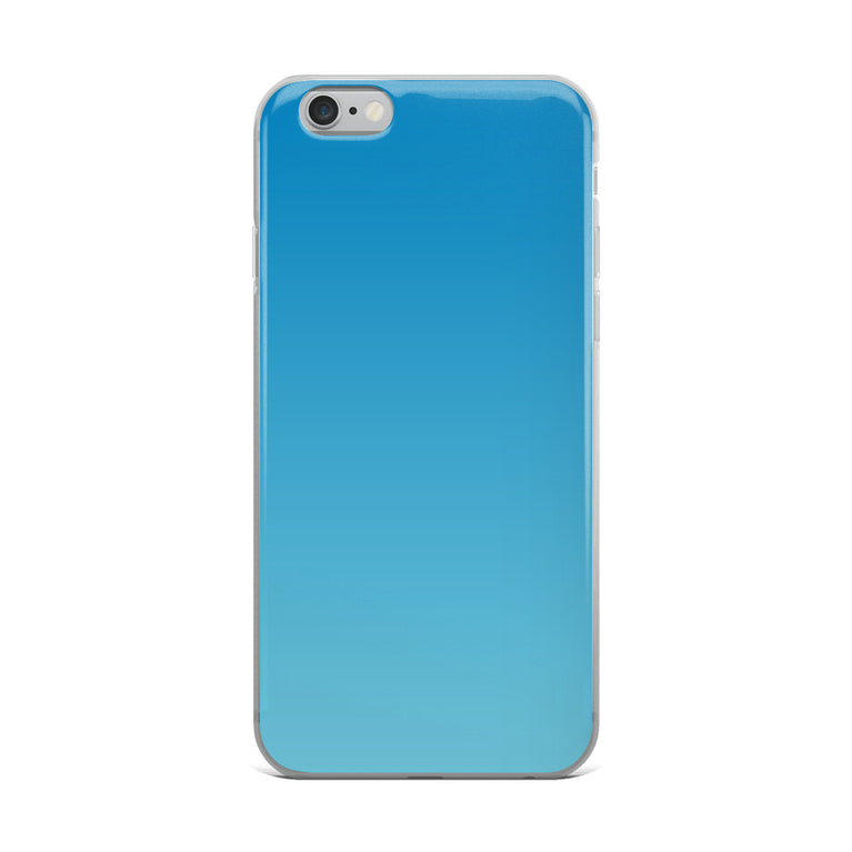 elegant blue colored iPhone Case