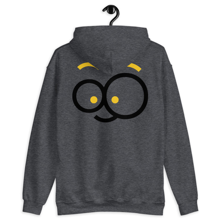 Cute Face shape Design Hoodie With Front and Back Design