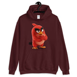 Angry Bird In action Elegant Hoodie Design