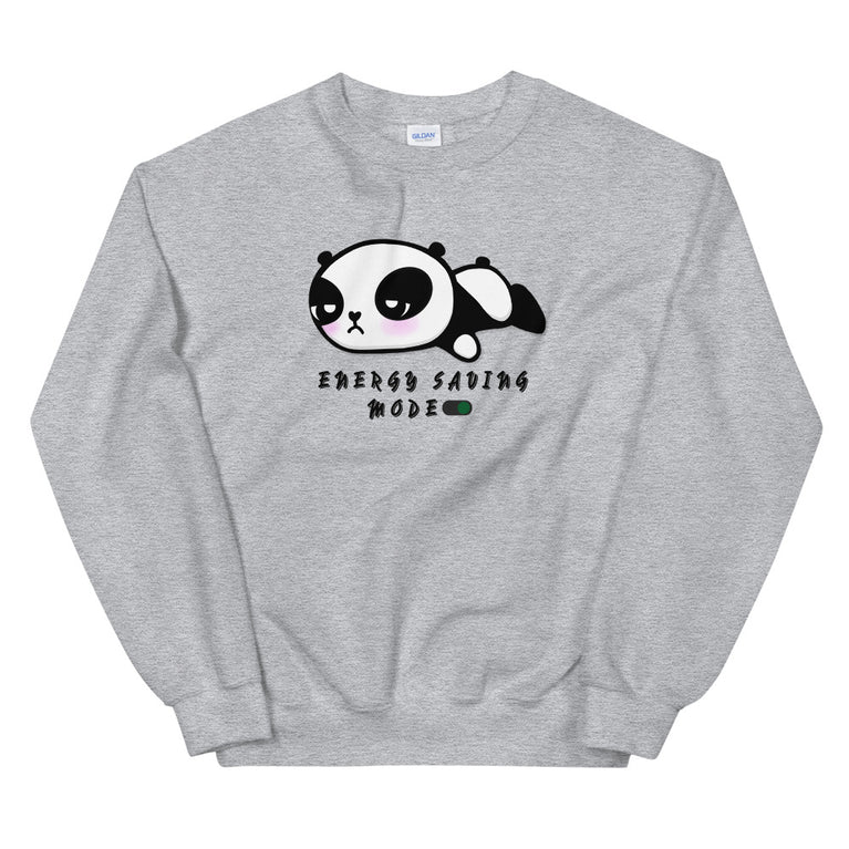 cute panda in energy saving mode Sweatshirt