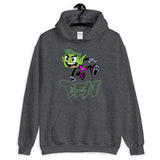 Ben in Action Elegant Hoodie Design
