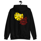 Don't touch me with angry face design hoodie