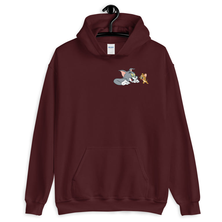 Crazy Tom and Jerry naughty Design Hoodie