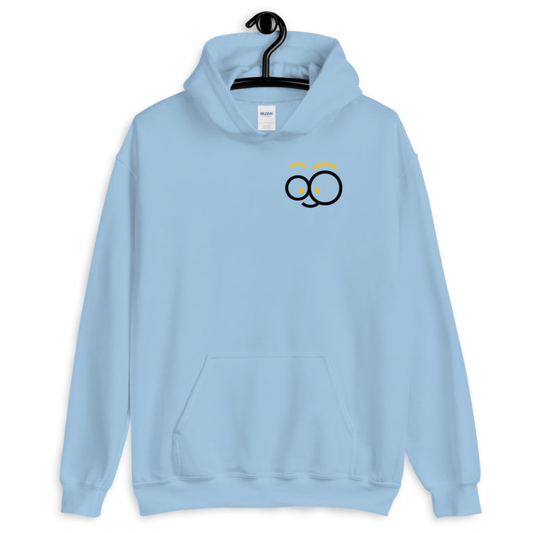 Cute Face shape Design Hoodie With Front and Back Design