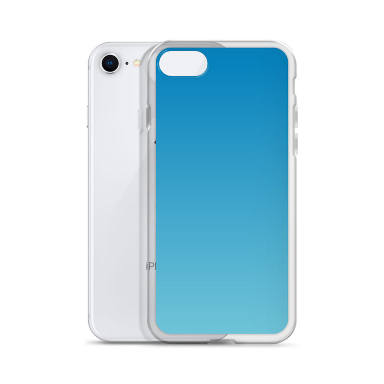 elegant blue colored iPhone Case