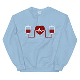 Message for the Blood Donation elegant Sweatshirt