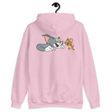 Crazy Tom and Jerry naughty Design Hoodie