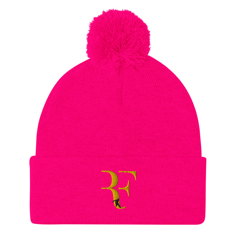 roger federer premium Pom-Pom Beanie by rocky apparels