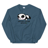 cute panda in energy saving mode Sweatshirt