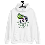 Ben in Action Elegant Hoodie Design
