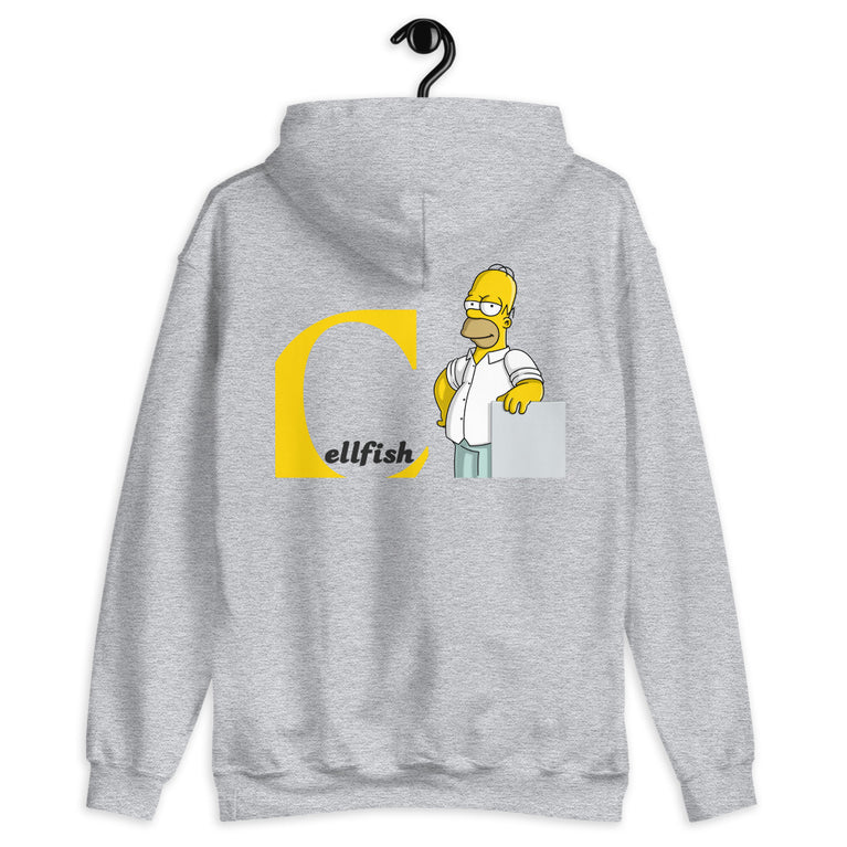 cellFish Eycatching design hoodie